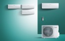 Pressebild: Die neuen Vaillant Klimageräte der climaVAIR exclusive Serie bieten eine besonders umweltschonende, hoch effiziente Technologie, die sowohl für die Kühlung als auch für die Beheizung von Räumen oder Gebäuden geeignet ist.